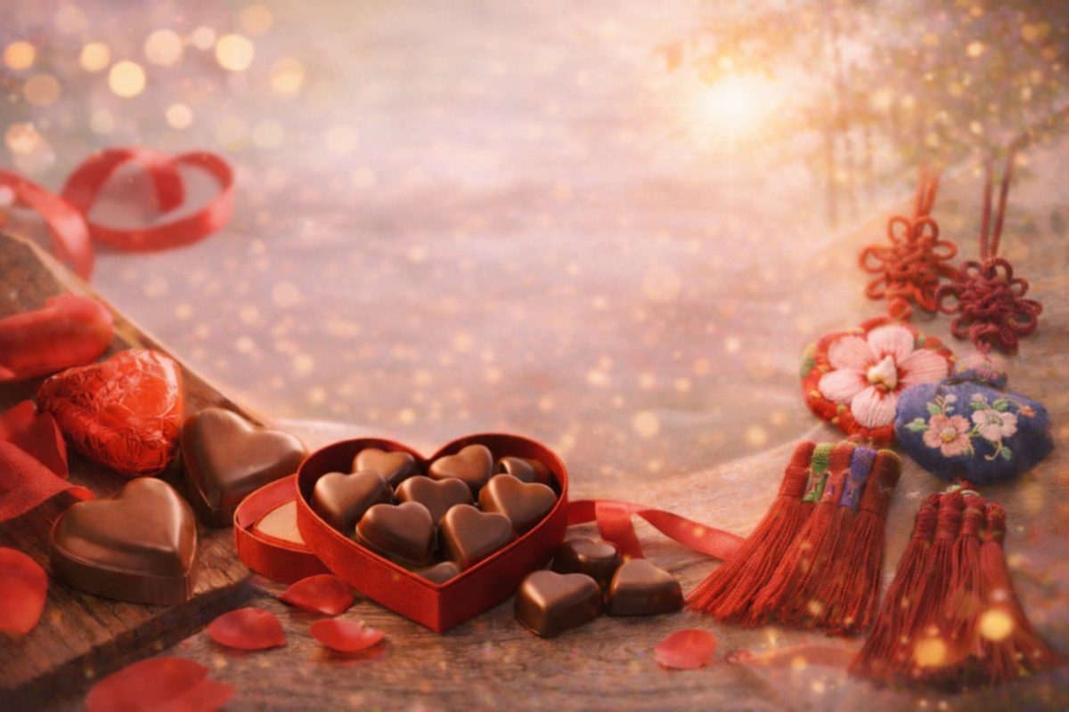 在日コリアン専門の結婚相談所による民族結婚と愛を象徴するバレンタインのイメージ
